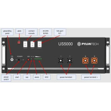 Акумуляторна батарея Pylontech US5000 48V 100Ah LiFePO4