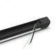 LED світильник лінійний VIDEX 72W 1.2М 5000K 220V чорний VLE-BN-72125B