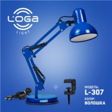 Настільна лампа Пантограф CL-307 Волошка Антрацит LOGA Light