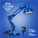Настільна лампа Пантограф CL-307 Волошка Антрацит LOGA Light