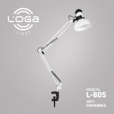 Настільна лампа зі струбциною L-605 Сніжинка LOGA Light