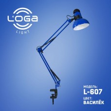 Настільна лампа зі струбциною L-607 Волошка LOGA Light