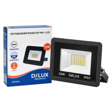 Прожектор світлодіодний 20W 1800lm IP65 Delux FMI 11 LED