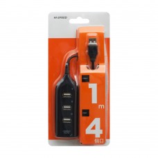 USB HUB на 4 порти USB 2.0 в блістері