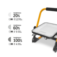 LED прожектор акумуляторний VIDEX PREMIUM 50W 5000K 220V (VL-F2A-505)