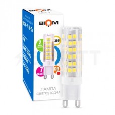 Cвітлодіодна лампа G9 7W 3000K AC220 Biom
