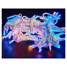 Гірлянда зовнішня DELUX ICICLE 75LED 2x0.7m 18flash мул / біл IP44 - (90012956)