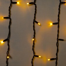 Гірлянда зовнішня DELUX ICICLE 108LED 2x1m 27 flash жовтий / чорний IP44 EN