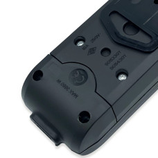 Колодка 3 гнізда із заземленням чорна Viko Multi-Let 90134300