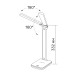 LED лампа настільна з акумулятором TITANUM TLTF-010W 7W 2700-6000K